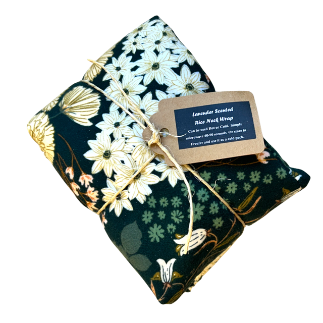 Flannel Therapy Rice Neck Wrap — Lavender Scented