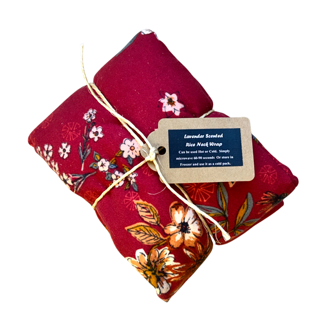 Flannel Therapy Rice Neck Wrap — Lavender Scented
