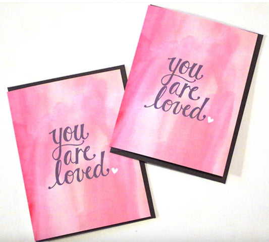 “You Are Loved” Card, by Pink Olive