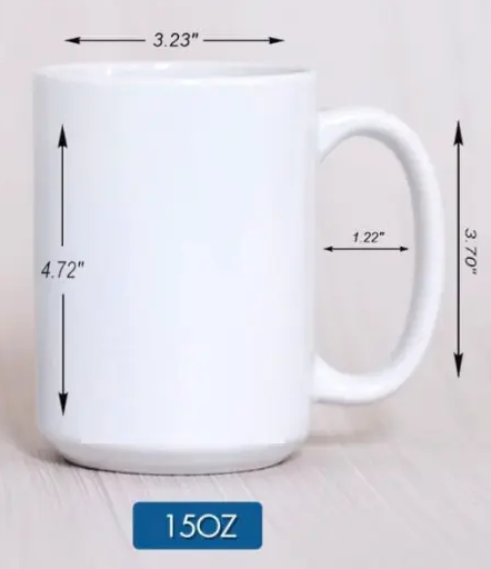 TELLING A WOMAN TO CALM DOWN MUG