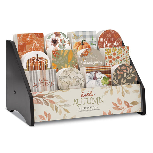 "WELCOME IN FALL" 🍂 Tumbled Stone Coasters, Mix and Match