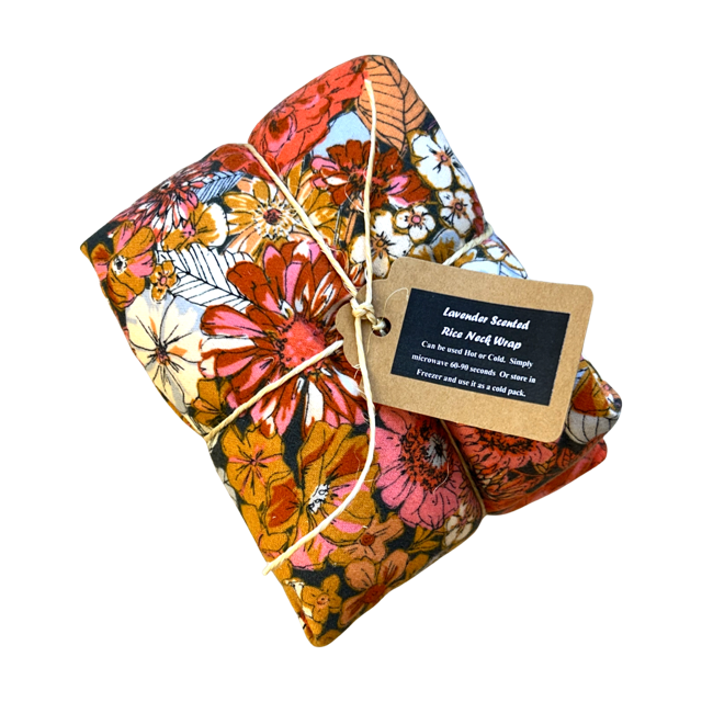 Flannel Therapy Rice Neck Wrap — Lavender Scented