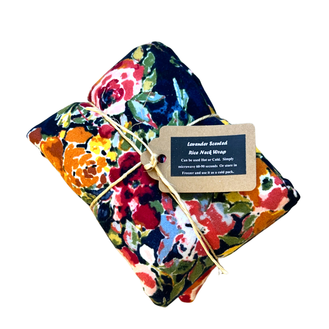 Flannel Therapy Rice Neck Wrap — Lavender Scented