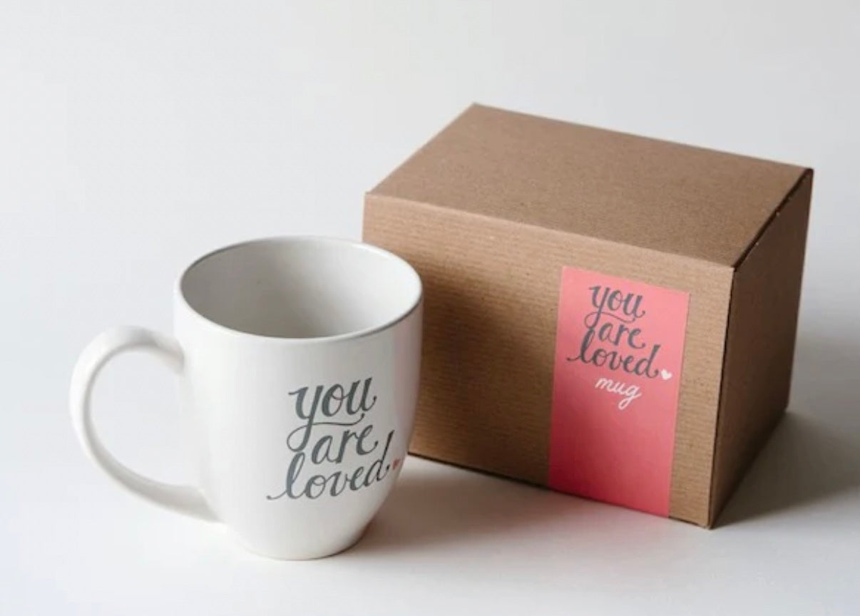 💖 "You Are Loved" Mug, by Pink Olive