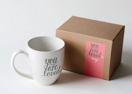 💖 "You Are Loved" Mug, by Pink Olive