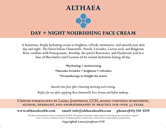 🌞🌙 Day + Night Nourishing Face Cream By Althaea