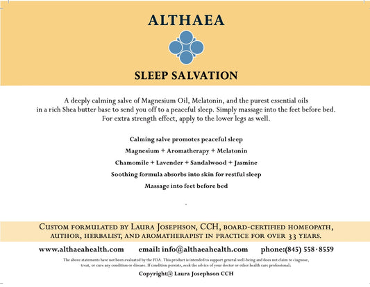 🌙 Sleep Salvation 50 ml, By Althaea