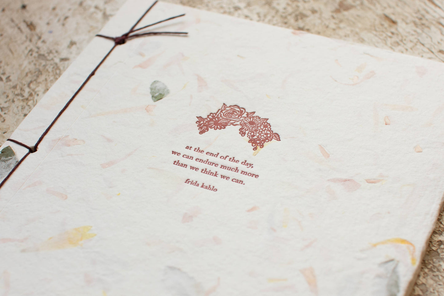 🎨 Frida Kahlo — Handmade Paper Inspiration Journal