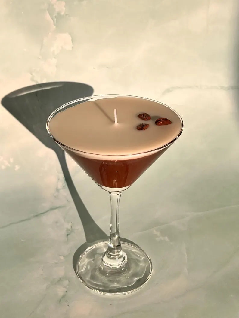 Espresso Martini Candle Realistic