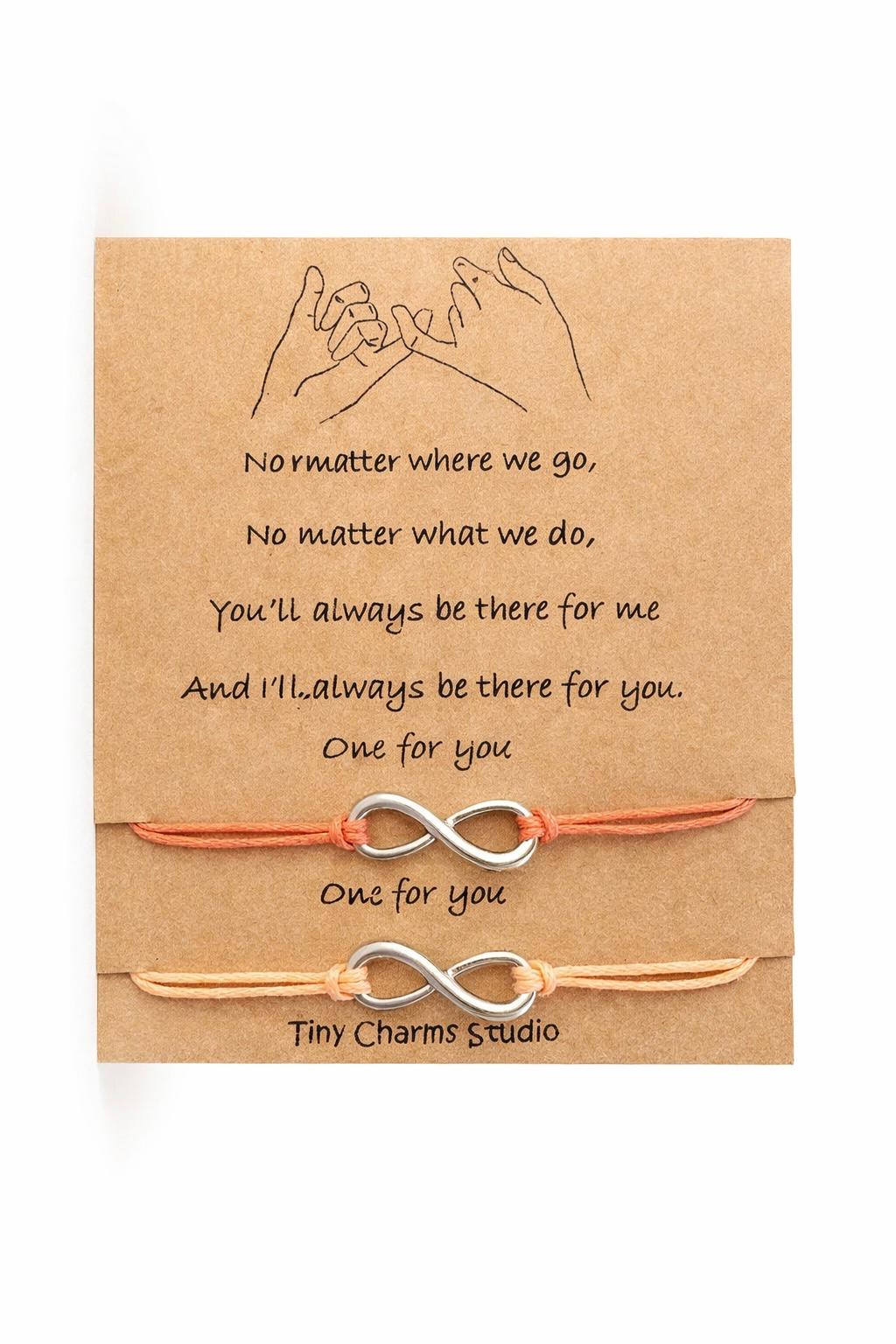 Pinky Promise Infinity Wish Bracelet