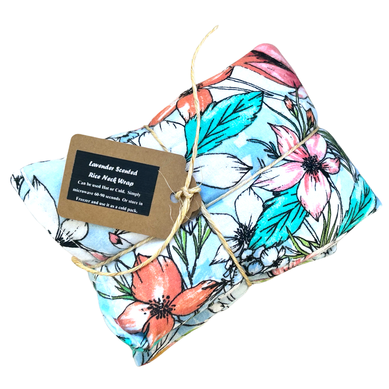 Flannel Therapy Rice Neck Wrap — Lavender Scented