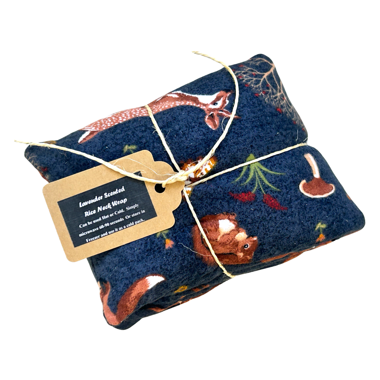 Flannel Therapy Rice Neck Wrap — Lavender Scented