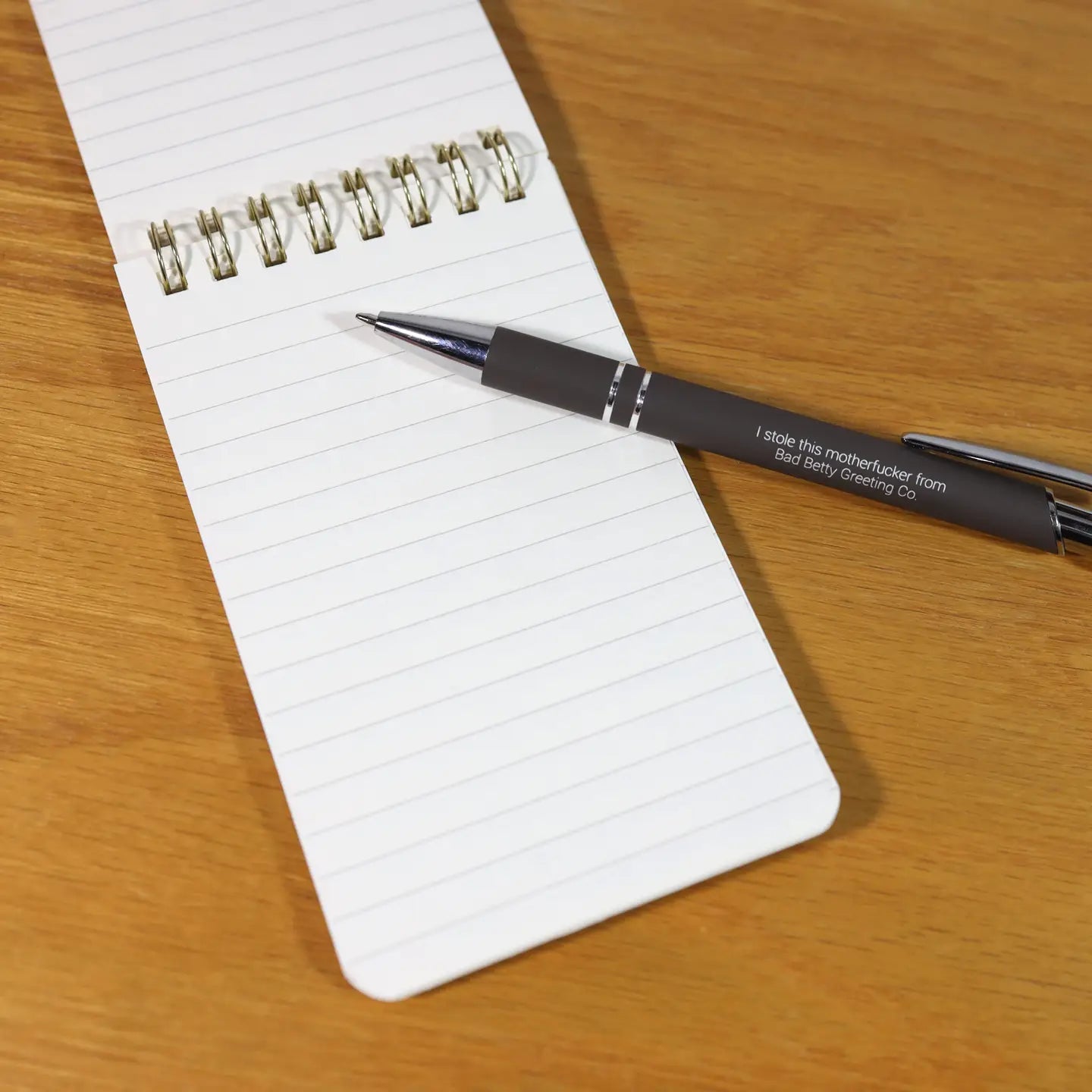 Jumping To Conclusion - Funny 3x5 Spiral Memo Notepad
