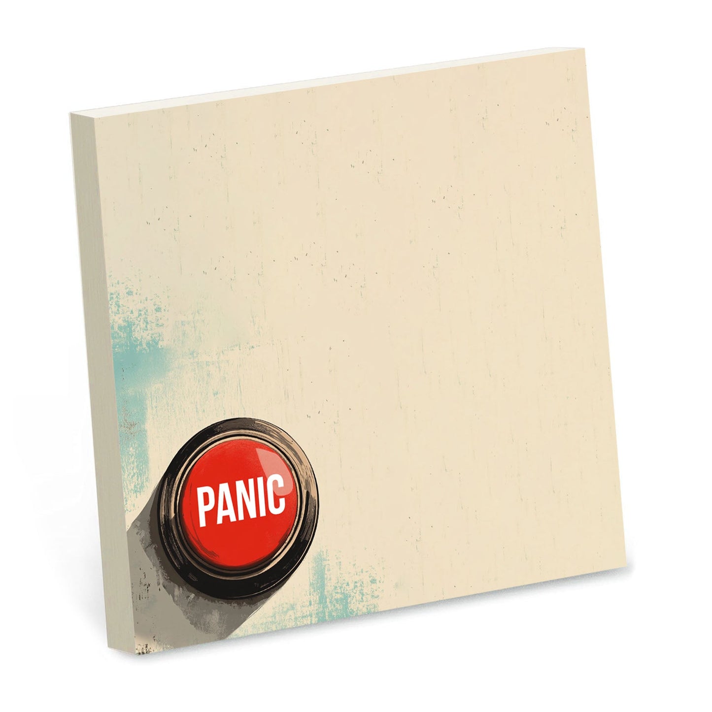 Panic Button - Funny Office Sticky Note Pad - Nurturewise