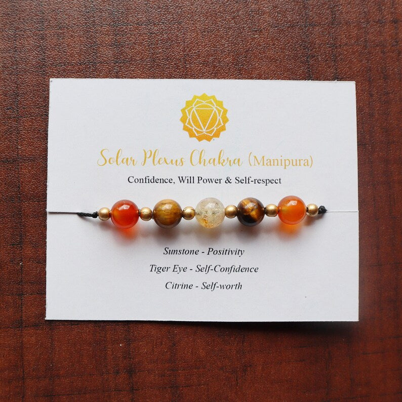 Solar Plexus Chakra Healing Bracelet