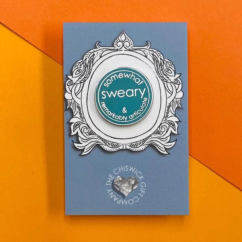 Sweary Articulate Enamel Pin - Nurturewise