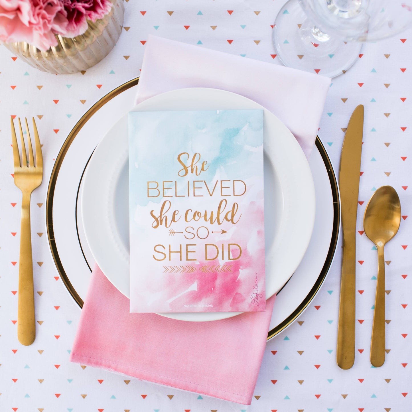🌸 She Believed She Could, So She Did — Fresh Scents Sachet