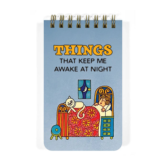 Things That Keep Me Awake At Night - Funny 3x5 Memo Notepad