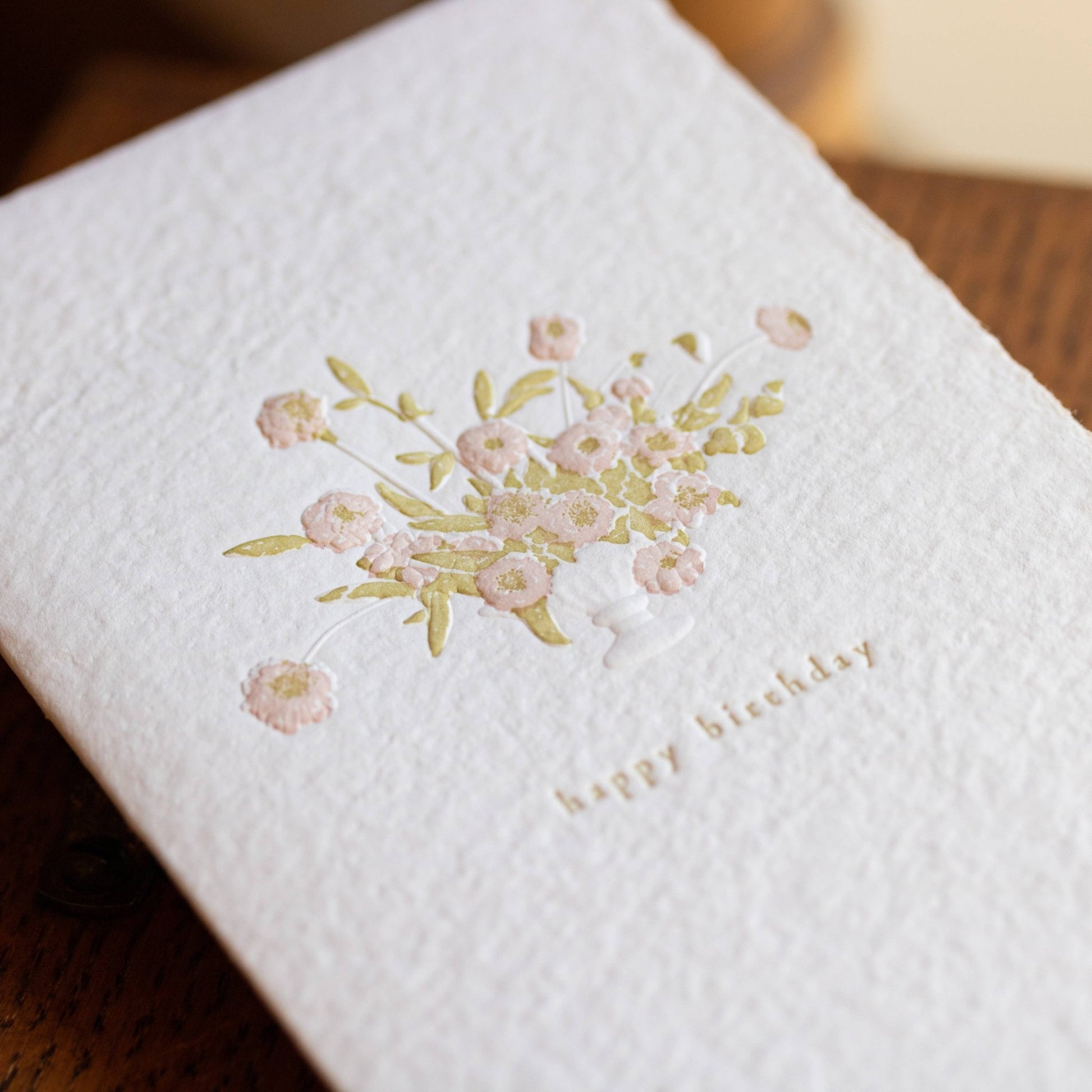 🌸 Birthday Blooms — Handmade Paper Card 🌻 - Nurturewise