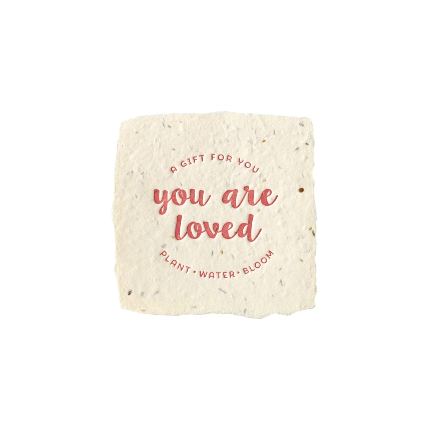 A You Are Loved Message — Petite Wildflower Seed Paper Note 🌸