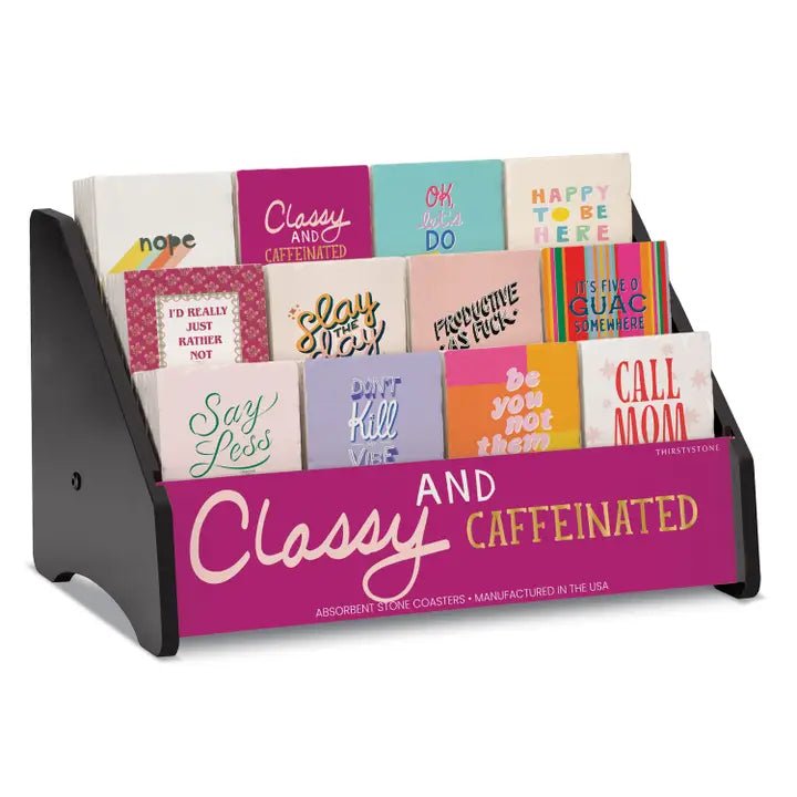 Classy & Caffeinated Coasters - Nurturewise