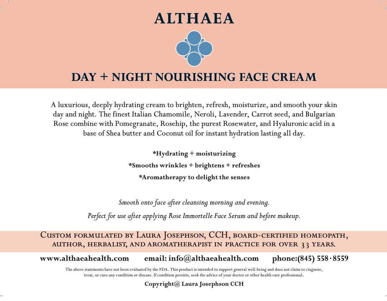 🌞🌙 Day + Night Nourishing Face Cream By Althaea - Nurturewise