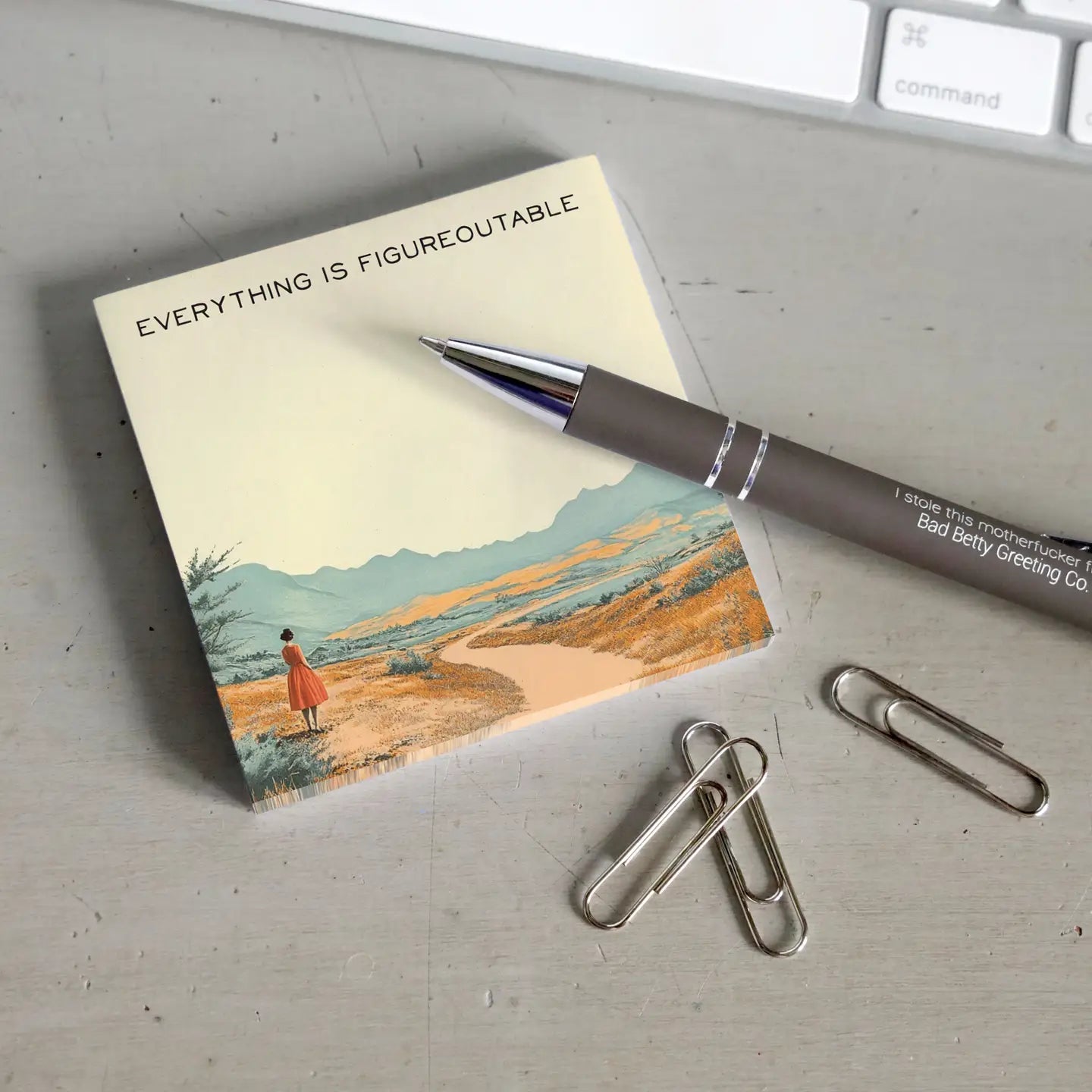 Everything Is Figureoutable - Motivational Sticky Note Pad - Nurturewise
