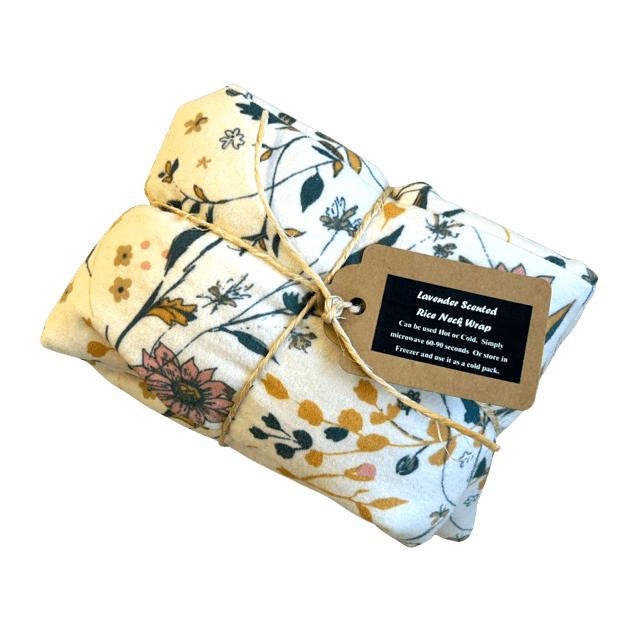 Flannel Therapy Rice Neck Wrap — Lavender Scented - Nurturewise