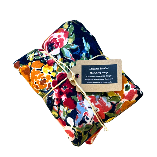 Flannel Therapy Rice Neck Wrap — Lavender Scented - Nurturewise