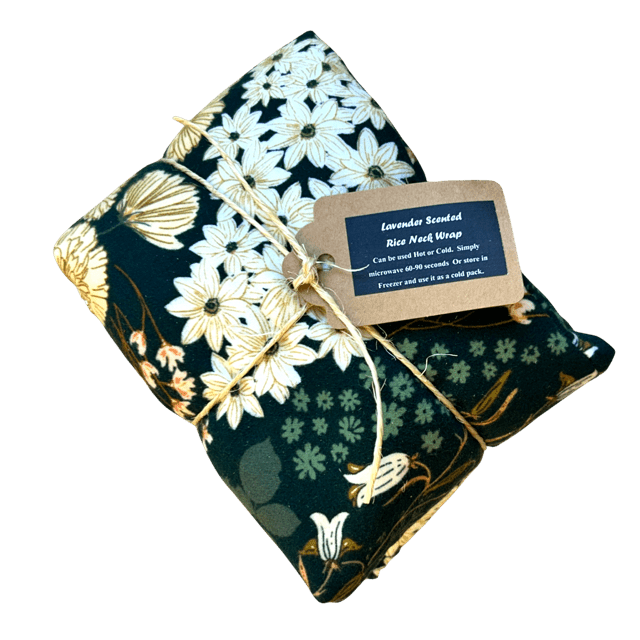 Flannel Therapy Rice Neck Wrap — Lavender Scented - Nurturewise