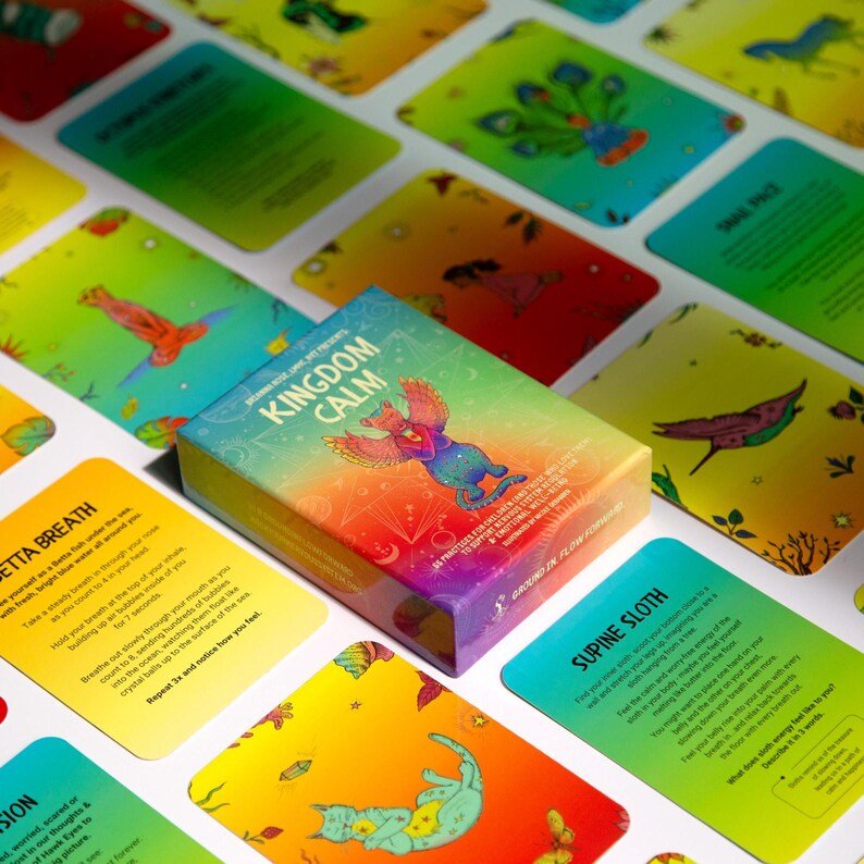 Kingdom Calm Coping Skills Card Deck — Support for Young & Growing Emotional Systems - Nurturewise