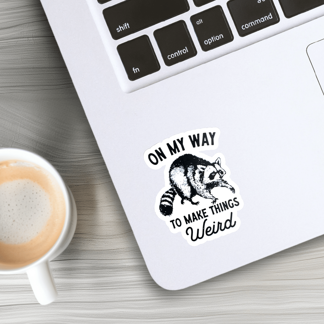 On My Way to Make Things Weird Sticker - Nurturewise