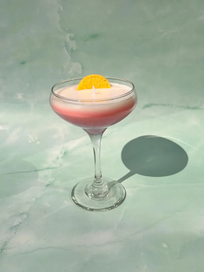 Pink Lady Martini Candle - Nurturewise