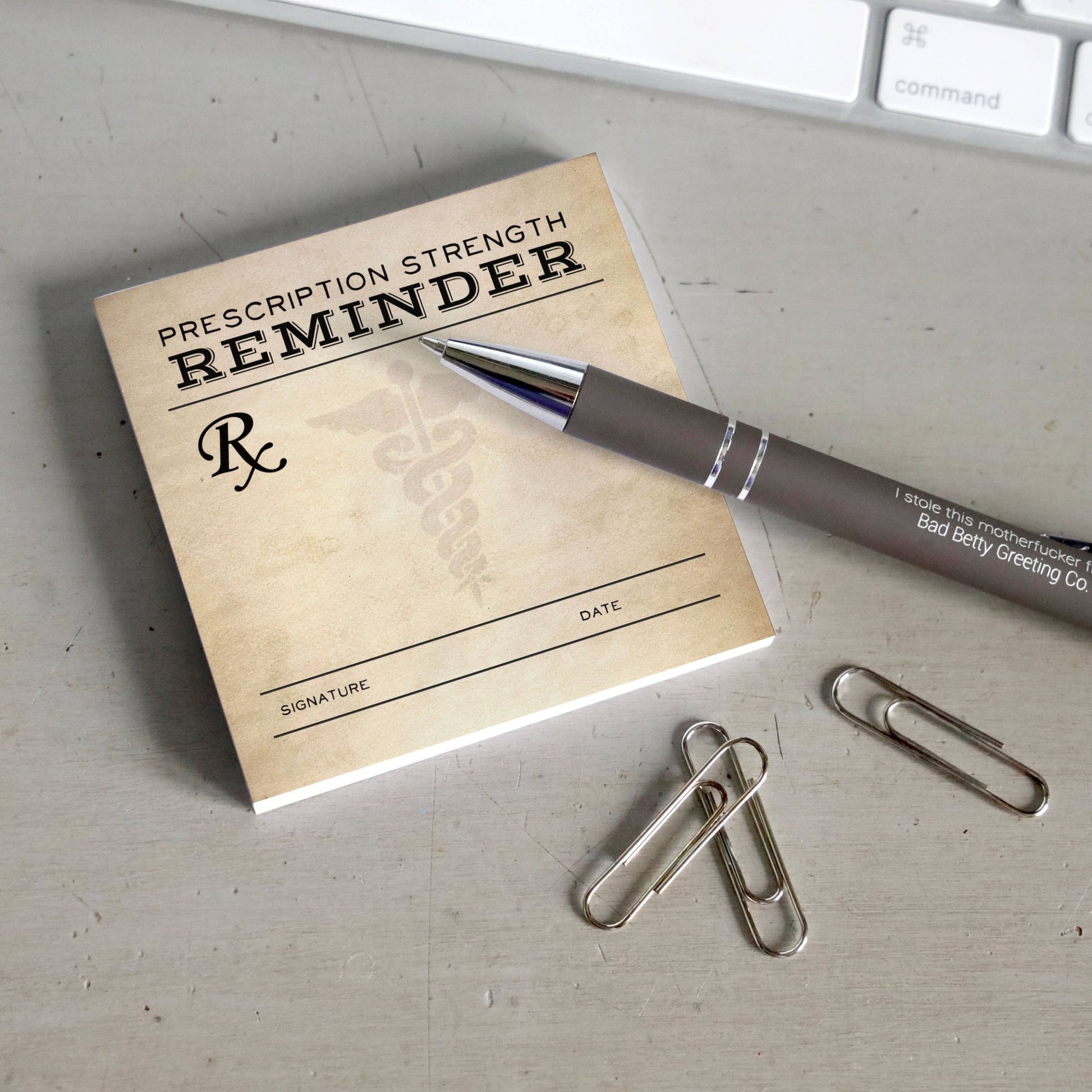 Prescription Strength Reminder - Sticky Note Pad 💊 - Nurturewise