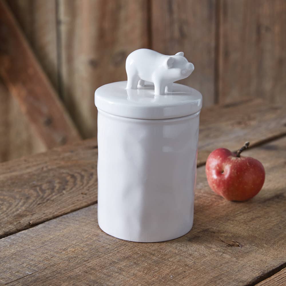 Small Piglet Canister 🐷 Ceramic Kitchen Storage - Nurturewise