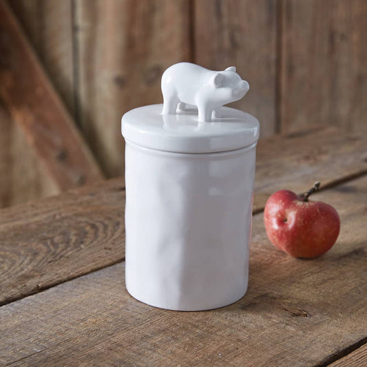 Small Piglet Canister 🐷 Ceramic Kitchen Storage - Nurturewise