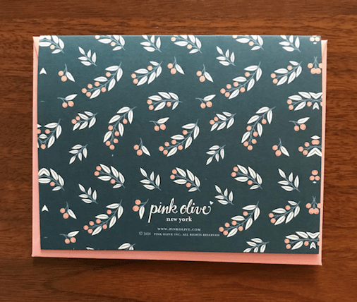 🌿 The Olive Branch — Boxed Greeting Card Set (6), By Pink Olive - Nurturewise