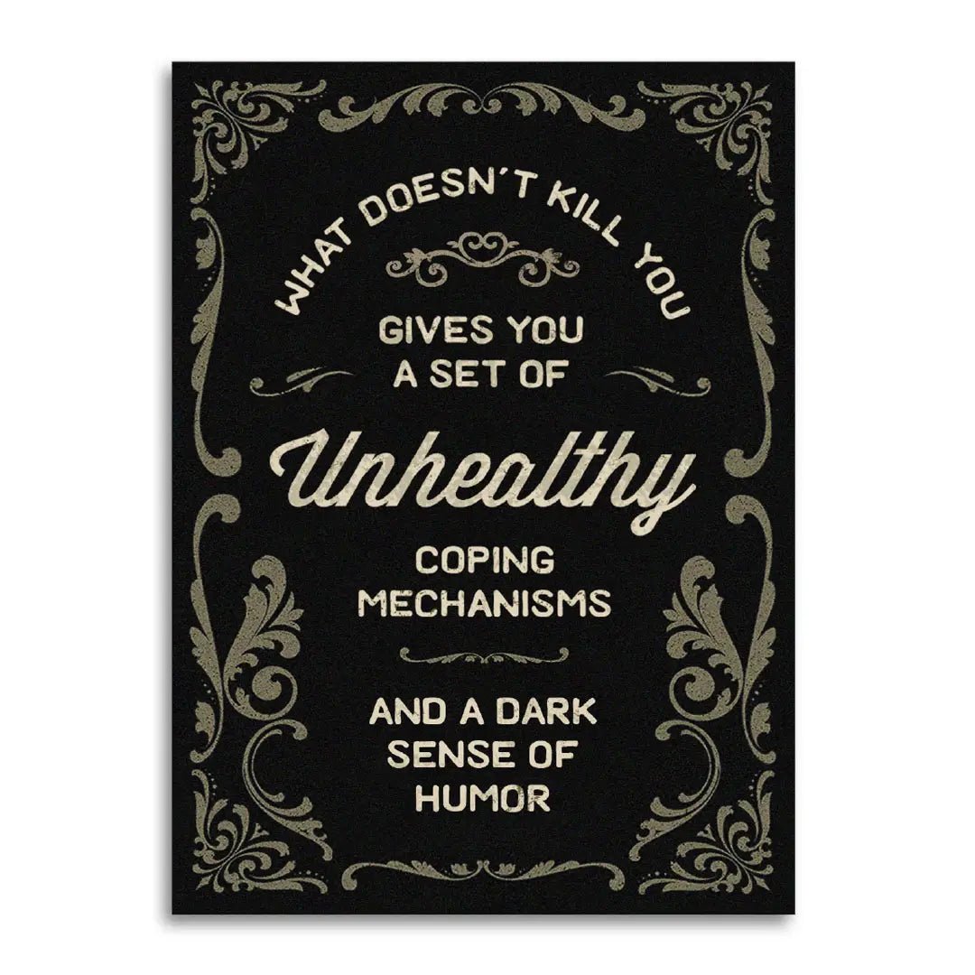 What Doesn’T Kill You - The Sympathy Card for a Dark Sense of Humor - Nurturewise