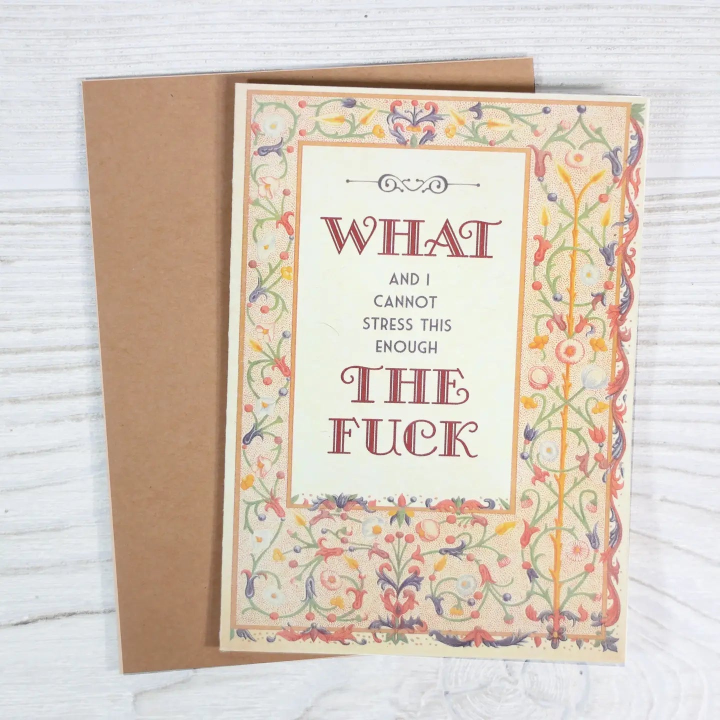 💌 “What the Fuck” – Real Sympathy Card - Nurturewise