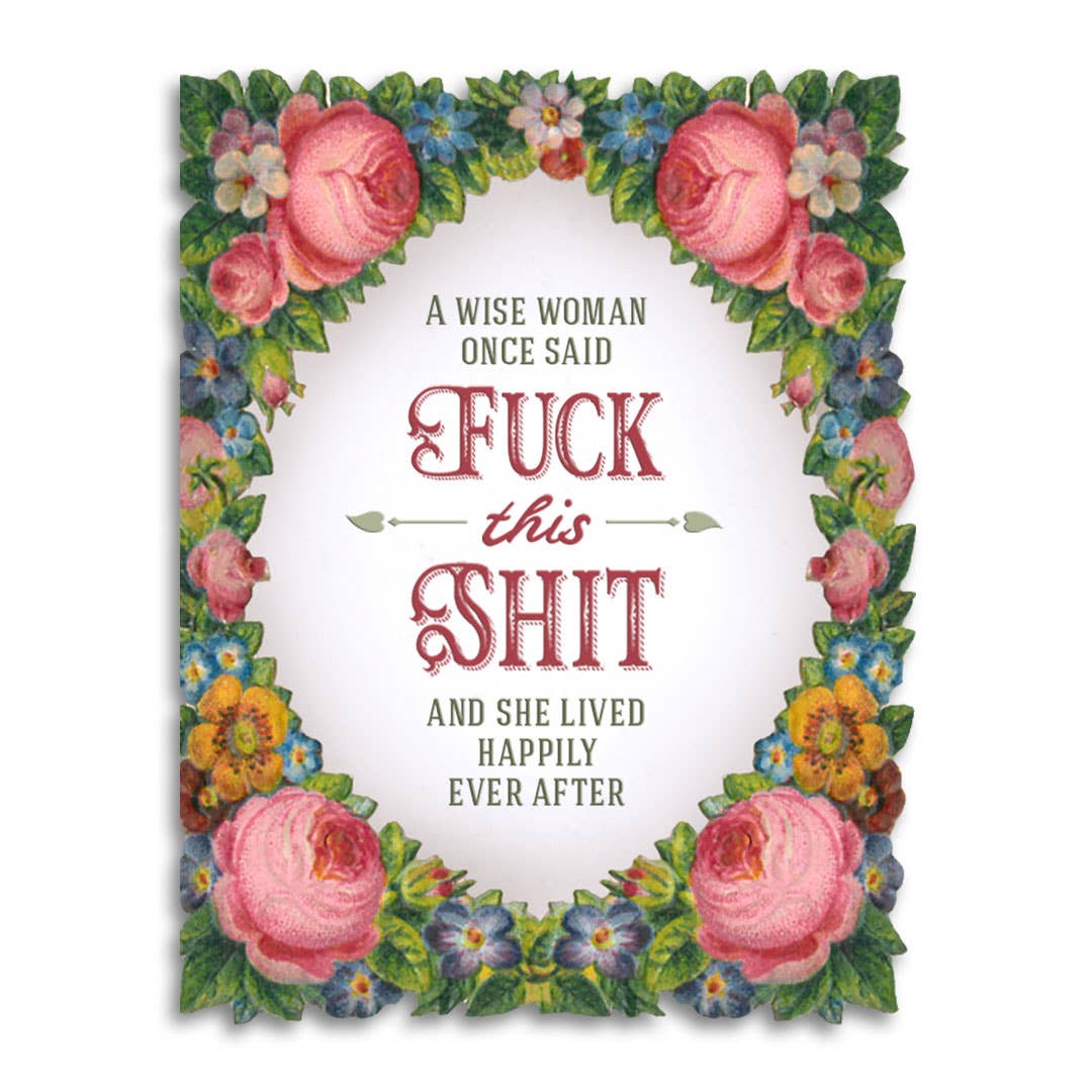 Wise Woman Funny Retirement/Breakup Card - Nurturewise
